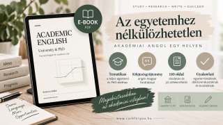 Academic English – Egyetem & PhD kifejezésgyűjtemény