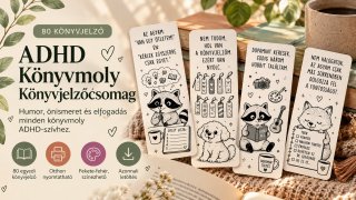 ADHD Könyvmoly Könyvjelzőcsomag