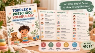 Toddler & Preschool Vocabulary – From First Steps to Starting School című angol szókincsgyűjtemény