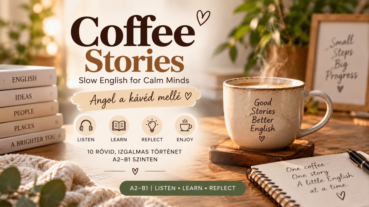 Coffee Stories – 10 angol hanganyag a kávéd mellé